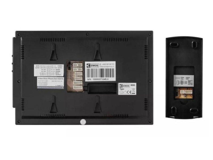 Wideodomofon H2017 7" komplet EM-07HD 12V DC kamera 80° EMOS