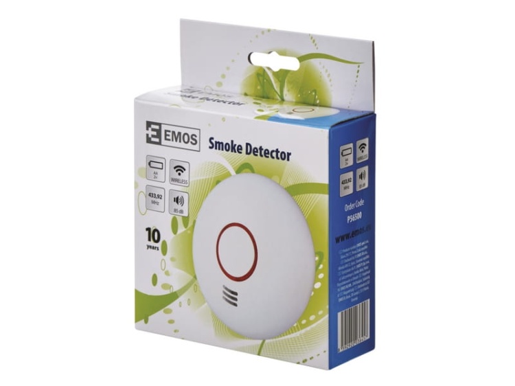 Detektor dymu GS558 2×1,5 V AA EMOS P56500