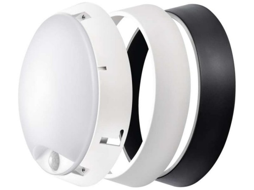 Oprawa LED ZM3231 okrągła biało-czarna 14W 4000K 1000lm PIR IP54 EMOS