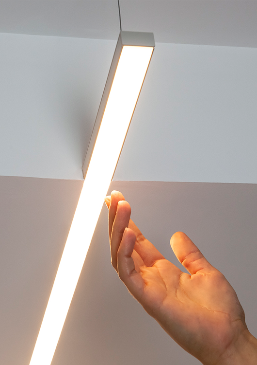 Profil LED GIZA-LL-T nieanodowany, odcinki: 1m, 2m, 3m KLUŚ