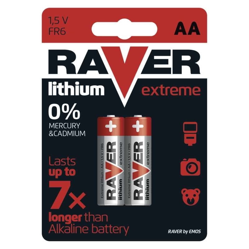 Baterie AA Raver lithium extreme