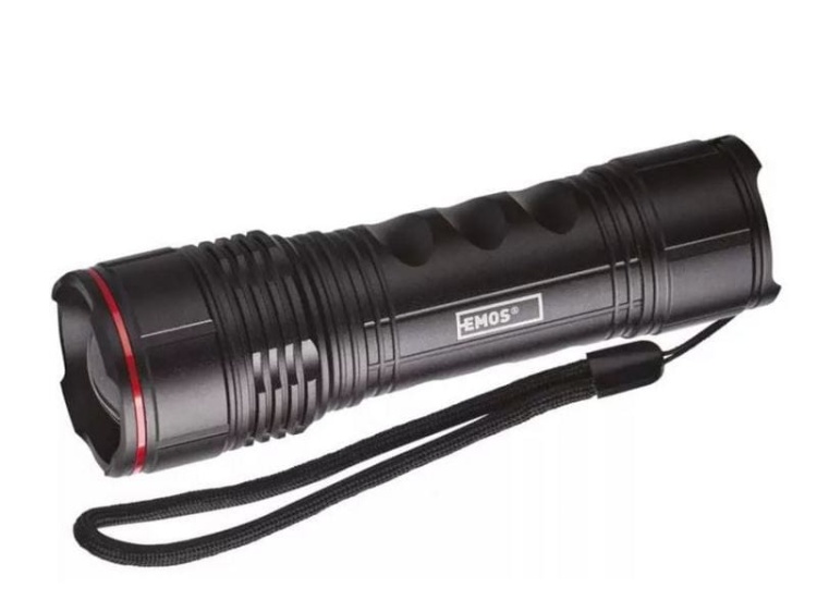 Latarka LED P3115 metalowa 500lm 4×AAA z zoomem EMOS