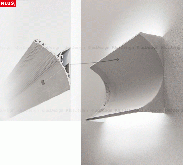 Profil LED LIT nieanodowany, bez przesłony, odcinki: 1m, 2m, 3m KLUŚ