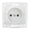 Gniazdo zasilające pojedyncze LOGI 02-1210-102 białe MOW ION 25084