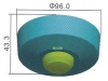 Mikrofalowy czujnik ruchu G1180 IP20 1200W biały EMOS