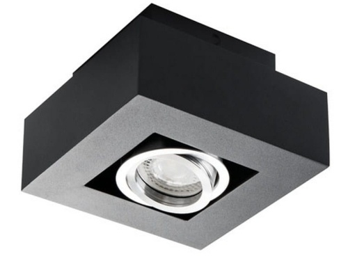 Oprawa natynkowa STOBI matowa, piaskowana GU10 czarna Kanlux