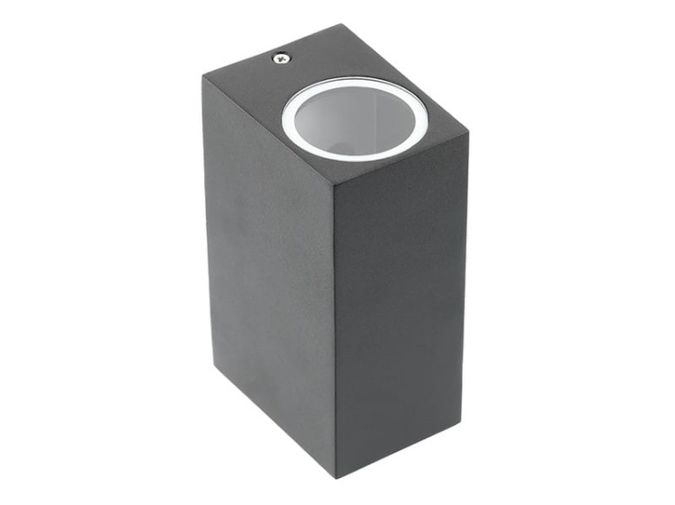 Oprawa ścienna dwukierunkowa TIAGO KW GU10 max.2x35W IP54 czarna GTV