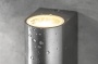 Oprawa ścienna dwukierunkowa TIAGO okrągła GU10 max.2x35W IP54 inox GTV