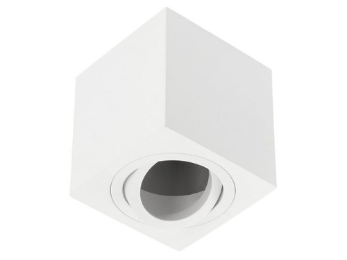 Oprawa sufitowa AVEIRO aluminium 80x80x85mm IP20 GU10 max.20W kwadratowa biała GTV
