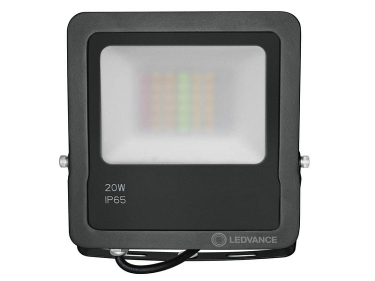 Naświetlacz SMART+ WIFI FLOOD MULTICOLOR 20W RGB+W 1260lm IP65 sterowany smartfonem WiFi