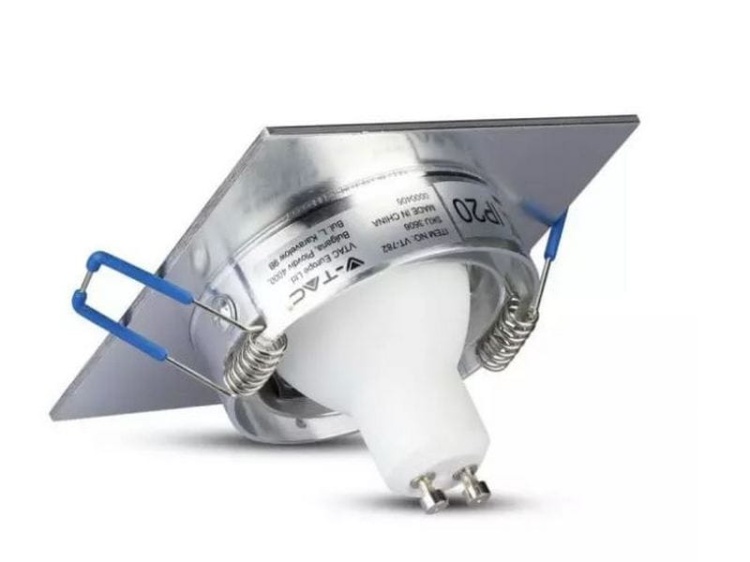 VT-782 SQ oprawa sufitowa kwadratowa aluminium szczotkowane V-TAC