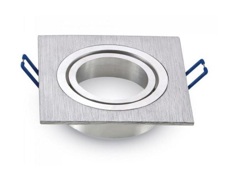 VT-782 SQ oprawa sufitowa kwadratowa aluminium szczotkowane V-TAC