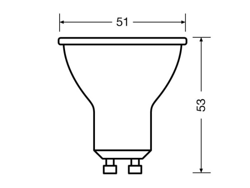 Żarówka LED OSRAM VALUE PAR16 GU10 6,9W biała zimna 6500K 575lm 36º