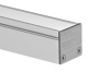 Profil HR-OPTI srebrny anodowany; odcinki: 1m, 2m, 3m KLUŚ