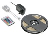 Zestaw LED RGB 5m 150LED 25W kontroler IR 24keys + zasilacz 12V 25W IP20 GTV