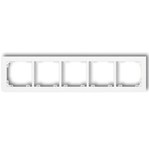 Ramka pięciokrotna DR-5 biała Deco Karlik