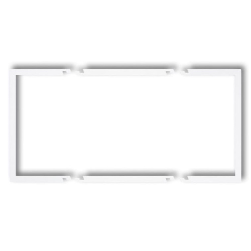 Ramka wypełniająca podwójna biały DRW-2 Deco Karlik