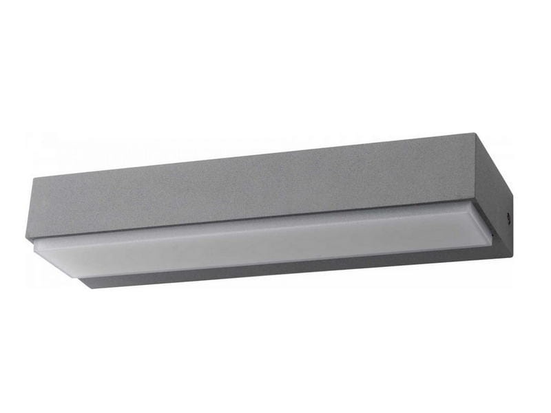 Oprawa elewacyjna LED VILA szara 12W 4000K 440lm IP54 GREENLUX