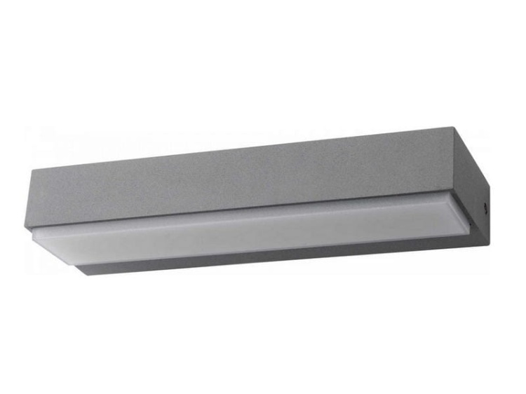 Oprawa elewacyjna LED VILA szara 12W 4000K 440lm IP54 GREENLUX
