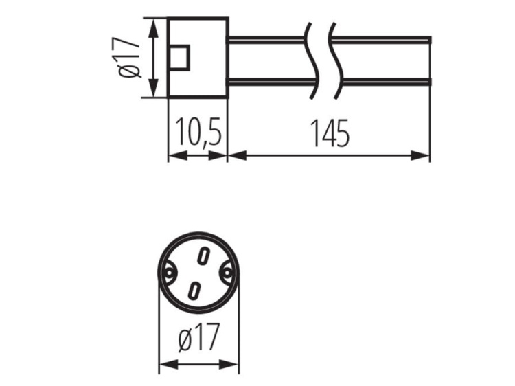 Rysunek wymiarowy  HLDR-GX5.3