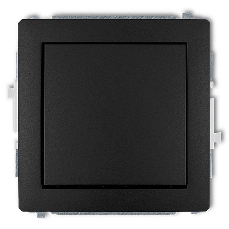 Mechanizm łącznika jednobiegunowego 12DWP-1 czarny mat Deco Karlik