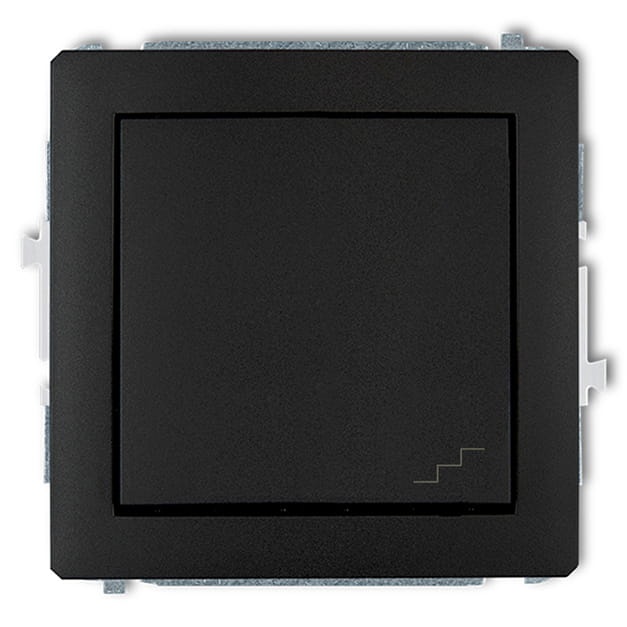 Mechanizm łącznika schodowego 12DWP-3 czarny mat Deco Karlik