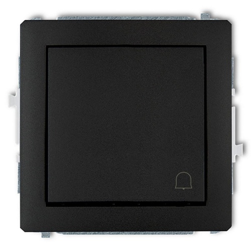 Mechanizm łącznika zwiernego "dzwonek" 12DWP-4 czarny mat Deco Karlik