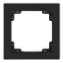 Ramka uniwersalna pojedyncza czarny mat 12DR-1 Deco Karlik