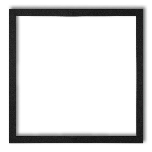 Ramka wypełniająca pojedyncza czarny mat 12DRW-1 Deco Karlik