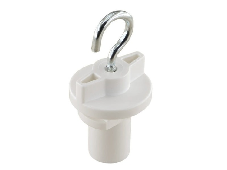 Hak do mocowania w szynoprzewodzie 3-fazowym PRO-M-142-B biały POWERGEAR