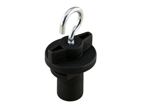 Hak do mocowania w szynoprzewodzie 3-fazowym PRO-M-142-B czarny POWERGEAR