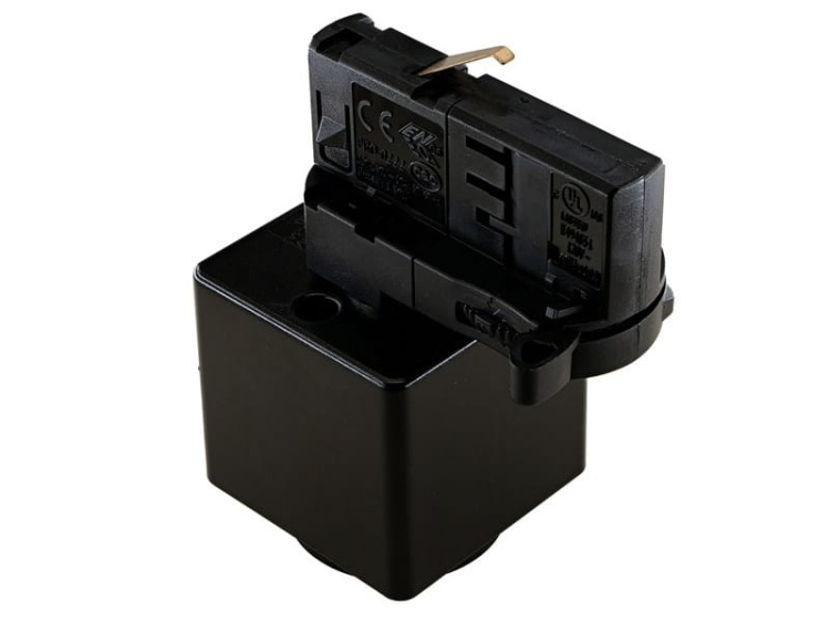 Gniazdo typu F "Schuko" do szynoprzewodu 3-fazowego czarny PRO-4230V-B POWERGEAR