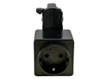 Gniazdo typu F "Schuko" do szynoprzewodu 3-fazowego czarny PRO-4230V-B POWERGEAR