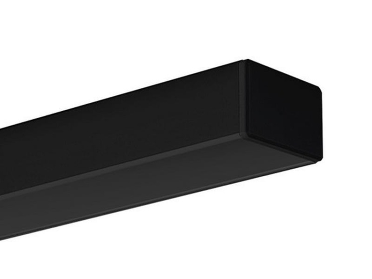 Profil GLAZA-LL czarny anodowany bez przesłony odcinki: 1m, 2m, 3m KLUŚ