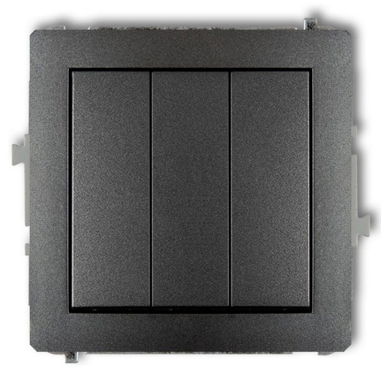 Mechanizm łącznika potrójnego 11DWP-7 grafit Deco Karlik