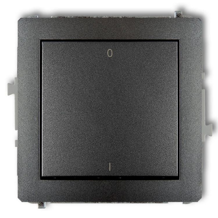 Mechanizm łącznika dwubiegunowego 12DWP-9 grafit Deco Karlik