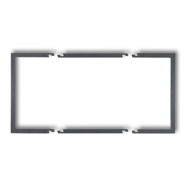 Ramka wypełniająca podwójna grafit 11DRW-2 Deco Karlik