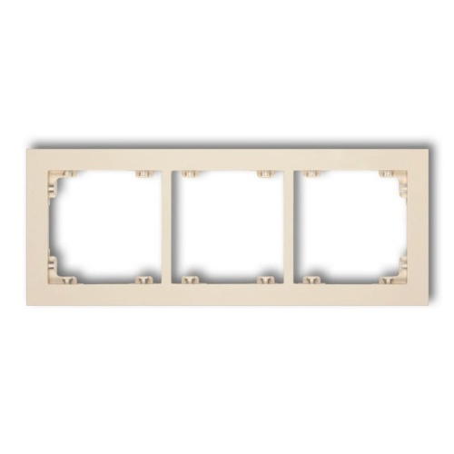 Ramka uniwersalna potrójna beżowa 1DR-3 Deco Karlik