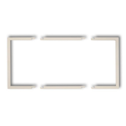 Ramka wypełniająca podwójna beżowa 1DRW-2 Deco Karlik