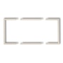 Ramka wypełniająca podwójna beżowa 1DRW-2 Deco Karlik
