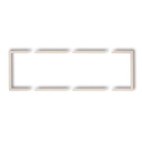 Ramka wypełniająca potrójna beżowa 1DRW-3 Deco Karlik