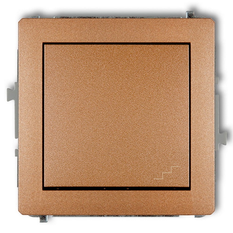 Mechanizm łącznika schodowego 8DWP-3 złoty metalik Deco Karlik
