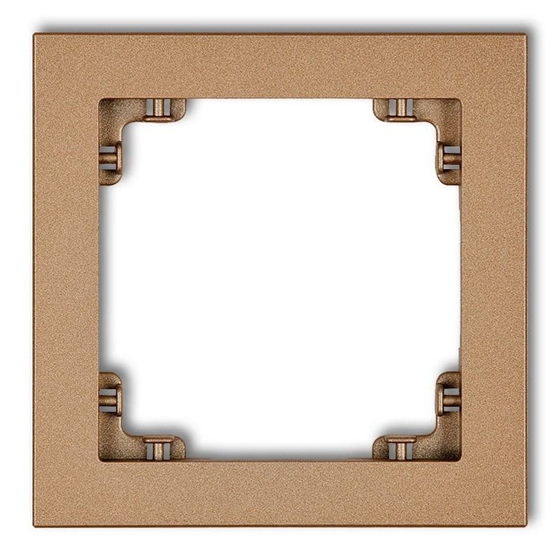 Ramka uniwersalna pojedyncza złoty metalik 8DR-1 Deco Karlik