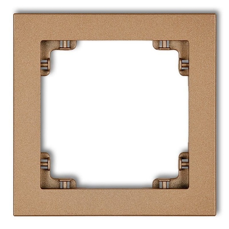 Ramka uniwersalna pojedyncza złoty metalik 8DR-1 Deco Karlik