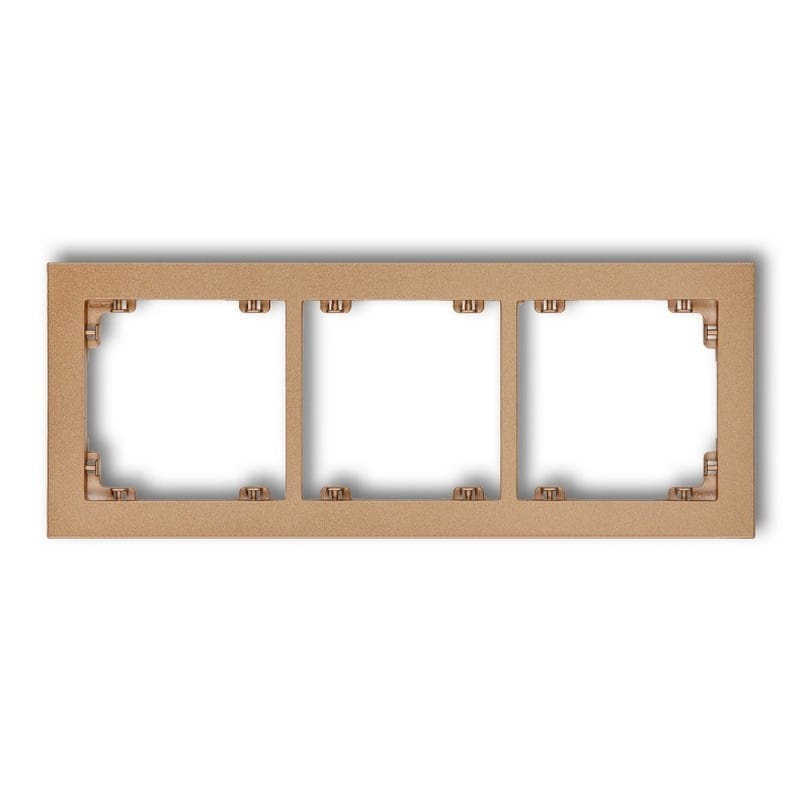 Ramka uniwersalna potrójna złoty metalik 8DR-3 Deco Karlik