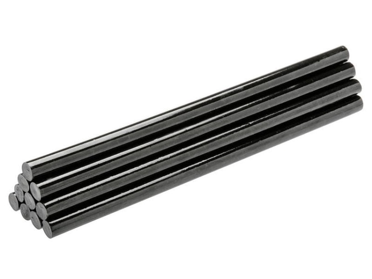 Wkłady klejowe HT2C138 250 mm, średnica 11,2 mm, kolor czarny 10sztuk Högert