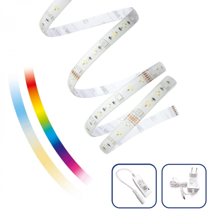Zestaw Smart WiFi taśma LED + sterownik + zasilacz
