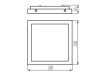 Plafoniera Tybia LED czarna 25W 2600lm IP20 4000K KANLUX 24645