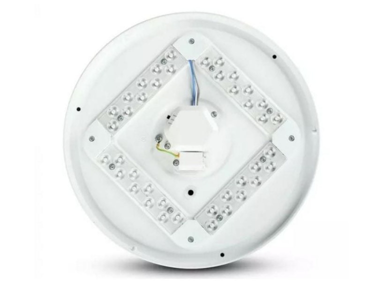Plafon LED DOME VT-8412 12W CCT 3000/4000/6000K 720lm 230V IP20 V-TAC