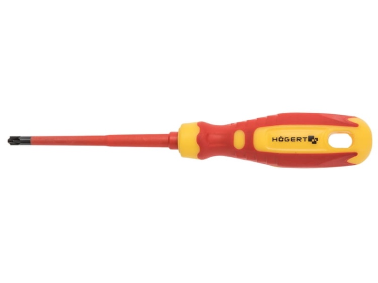 Wkrętak płasko-krzyżowy HT1S973 PH1/SL5 100 mm 1000V SLIM CrMo Högert